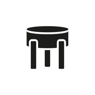 Osmanlı koltuğu ikon tasarım şablonları basit ve modern