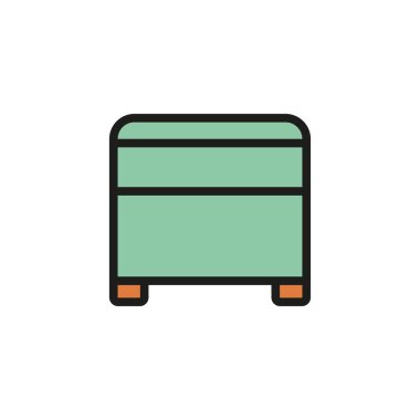 Osmanlı koltuğu ikon tasarım şablonları basit ve modern