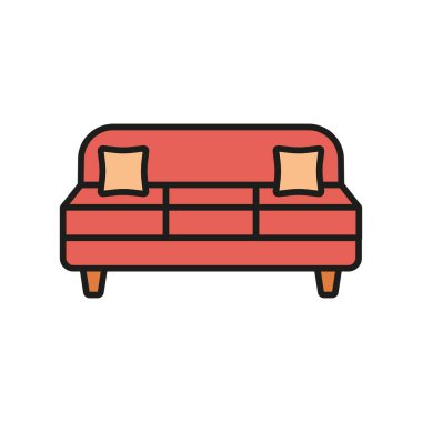 Koltuk simgesi tasarım şablonları basit ve modern konsept