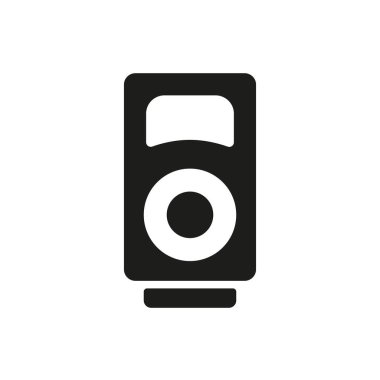 Ses sistemi simgesi vektör tasarım şablonları basit ve modern konsept