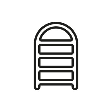 Depolama rafı ikon vektör tasarım şablonları basit ve modern konsept