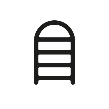 Depolama rafı ikon vektör tasarım şablonları basit ve modern konsept