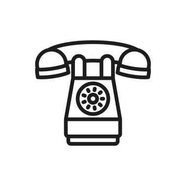 Telefon simgesi vektör tasarımı şablonları basit ve modern konsept