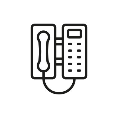 Telefon simgesi vektör tasarımı şablonları basit ve modern konsept