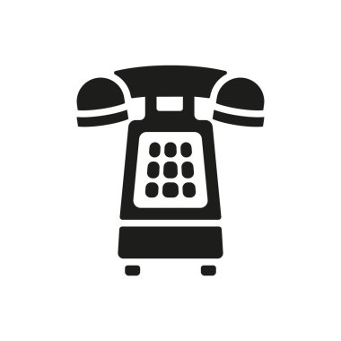 Telefon simgesi vektör tasarımı şablonları basit ve modern konsept