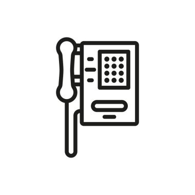 Telefon simgesi vektör tasarımı şablonları basit ve modern konsept