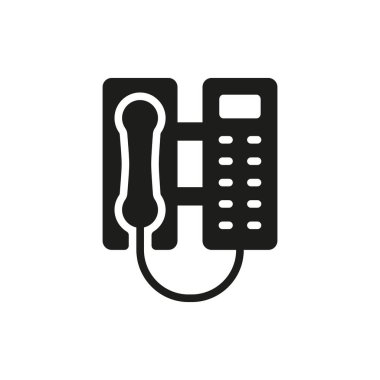 Telefon simgesi vektör tasarımı şablonları basit ve modern konsept