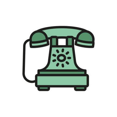 Telefon simgesi vektör tasarımı şablonları basit ve modern konsept