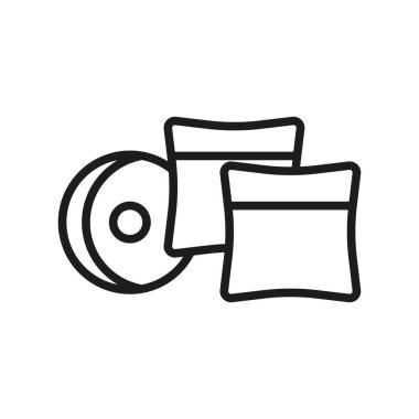 Yastık simgesi tasarımı şablonları basit ve modern