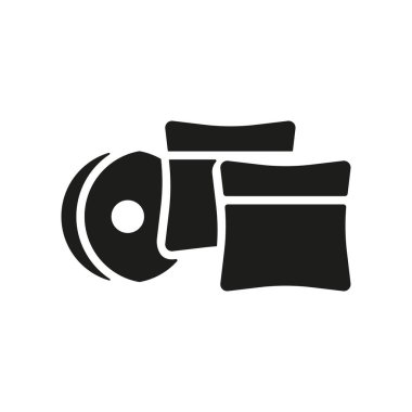 Yastık simgesi tasarımı şablonları basit ve modern