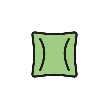 Yastık simgesi tasarımı şablonları basit ve modern