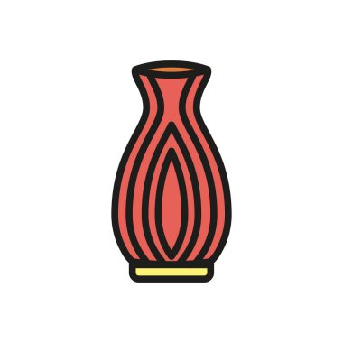 Vazo simgesi tasarım şablonları basit ve modern