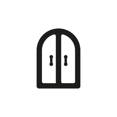 Pencere simgesi tasarım şablonları basit ve modern konsept