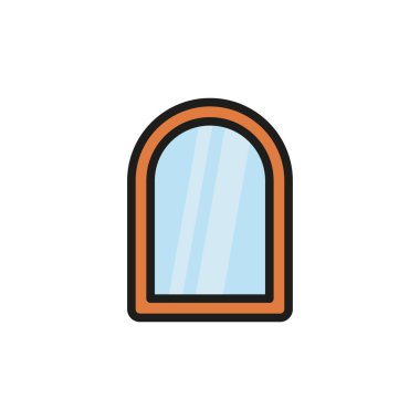 Pencere simgesi tasarım şablonları basit ve modern konsept