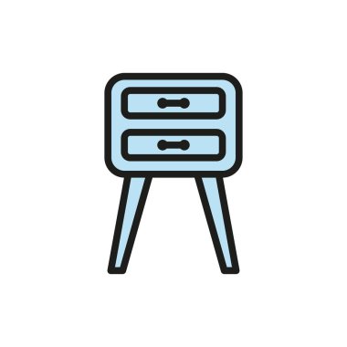 Gece standı vektör tasarımı şablonları basit ve modern konsept