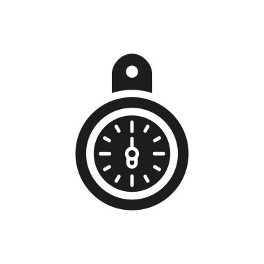 Saat simgesi vektör tasarım şablonları basit ve modern konsept