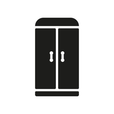 Dolap simgesi tasarım şablonları basit ve modern konsept