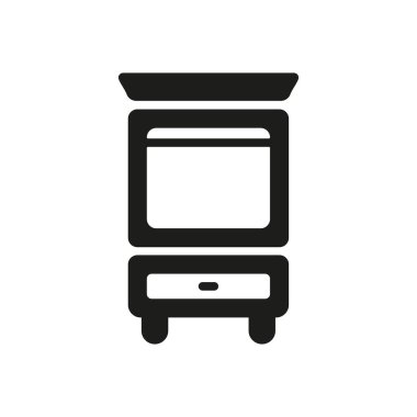 Dolap simgesi tasarım şablonları basit ve modern konsept