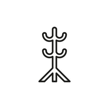 Askı vektör tasarımı şablonları basit ve modern konsept