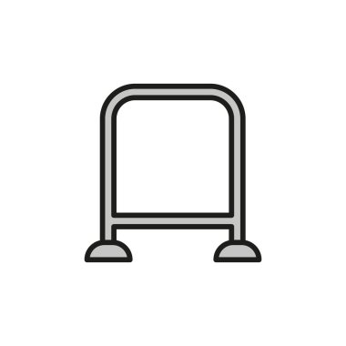 Askı vektör tasarımı şablonları basit ve modern konsept