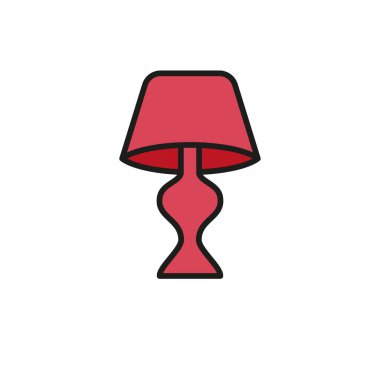 Gece lambası tasarım şablonları basit ve modern konsept