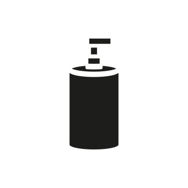 Sıvı sabun banyo ikonu vektör tasarım şablonları basit ve modern konsept