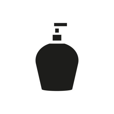 Sıvı sabun banyo ikonu vektör tasarım şablonları basit ve modern konsept