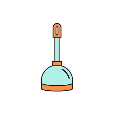 Pompalama ikonu banyo vektör tasarım şablonları basit ve modern kavram