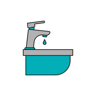 Simge vektör tasarım şablonlarını basit ve modern konsepte batır
