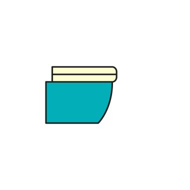 Tuvalet klozeti ikonu vektör tasarım şablonları basit ve modern konsept