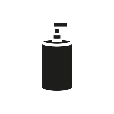 Sıvı sabun banyo ikonu vektör tasarım şablonları basit ve modern konsept