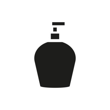 Sıvı sabun banyo ikonu vektör tasarım şablonları basit ve modern konsept