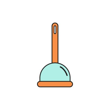 Pompalama ikonu banyo vektör tasarım şablonları basit ve modern kavram