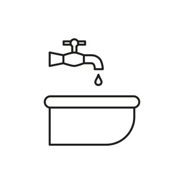 Simge vektör tasarım şablonlarını basit ve modern konsepte batır