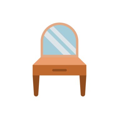 Soyunma odası ikonu vektör temel tasarım basit ve modern konsept grafiği