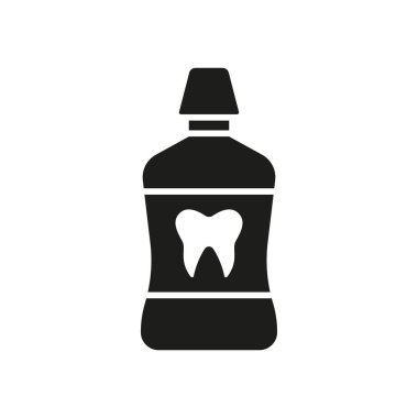 Gargara banyosu ikon vektörü temel tasarım basit ve modern konsept grafik