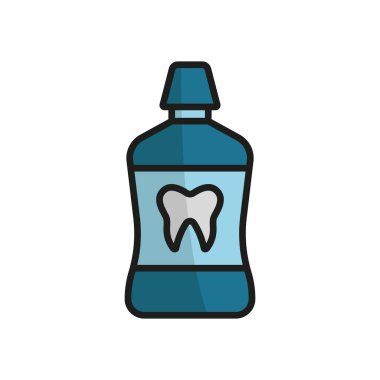 Gargara banyosu ikon vektörü temel tasarım basit ve modern konsept grafik