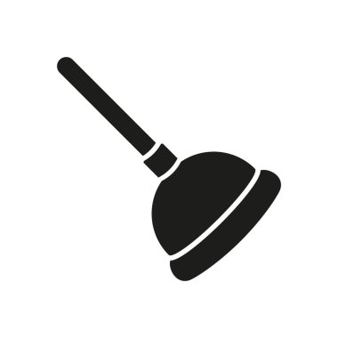 Pompa tuvalet ikonu vektörü temel tasarım basit ve modern konsept grafik