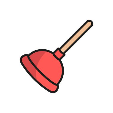 Pompa tuvalet ikonu vektörü temel tasarım basit ve modern konsept grafik