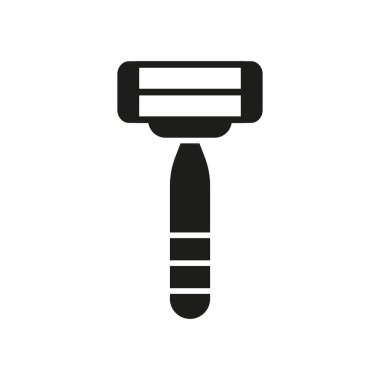 Ustura banyosu ikon vektörü temel tasarım basit ve modern konsept grafik