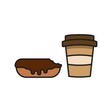 İçecek ve ekinaz yiyecek ikonu vektörü temel tasarım basit ve modern konsept grafiği