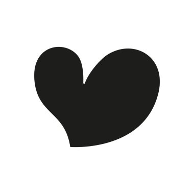 Aşk simgesi vektör tasarımı şablonları basit ve modern konsept