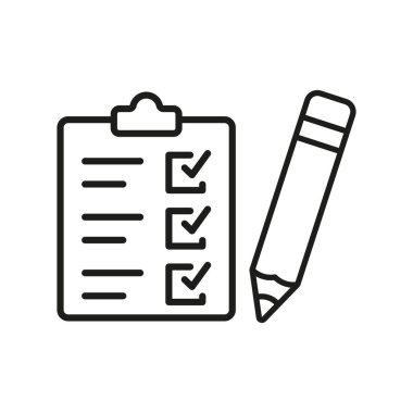 Pano kalem kümesi kırtasiye simgesi vektör temel tasarım basit ve modern konsept grafiği