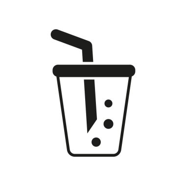 Soda ikonu canlandırıcı ve köpüklü bir tasarım sergiler, içecek markalaşması, menüler veya gazlı içecek temalı projeler için mükemmeldir