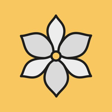 Magnolia çiçek ikonu zarif ve zamansız bir tasarıma sahiptir, çiçek markaları, davetiyeler veya doğadan esinlenilmiş projeler için mükemmeldir.