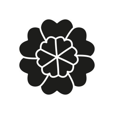 Marigold çiçek ikonu canlı ve neşeli bir tasarıma sahiptir, bahçe temalı projeler, festival markalaşması veya çiçek desenleri için mükemmeldir.