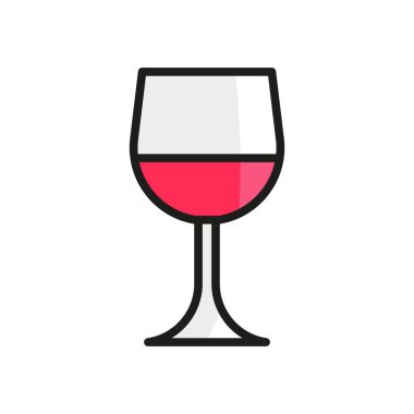 Şarap ikonu zarif ve zarif bir dokunuş getirir, şarap tatma, etkinlik ya da lüks yemek deneyimleri için mükemmeldir.