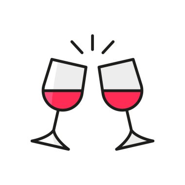 Şarap ikonu zarif ve zarif bir dokunuş getirir, şarap tatma, etkinlik ya da lüks yemek deneyimleri için mükemmeldir.