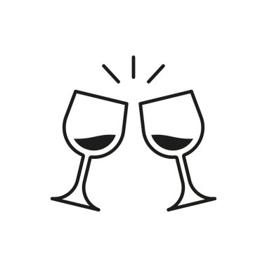 Şarap ikonu zarif ve zarif bir dokunuş getirir, şarap tatma, etkinlik ya da lüks yemek deneyimleri için mükemmeldir.