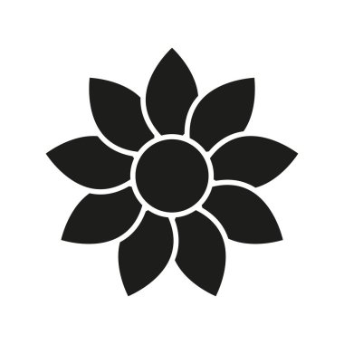 Ayçiçeği ikonu canlı ve canlı bir görünüm sergiler, pozitifliği, enerjiyi ve botanik çizimleri temsil etmek için idealdir